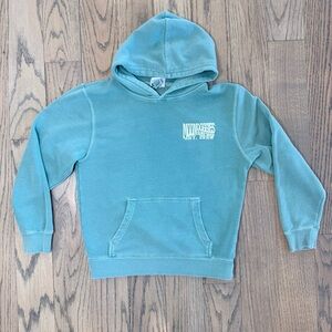 Moondoggies Beach Club Unisex Kids Basic Groove Pigment Dyed Hoodie Size M 8-10